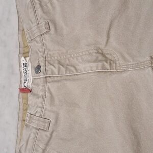 Mountain Khakis Relaxed Fit 33x32 Men's Tan Casual Pants Hiking Reinforced Chino